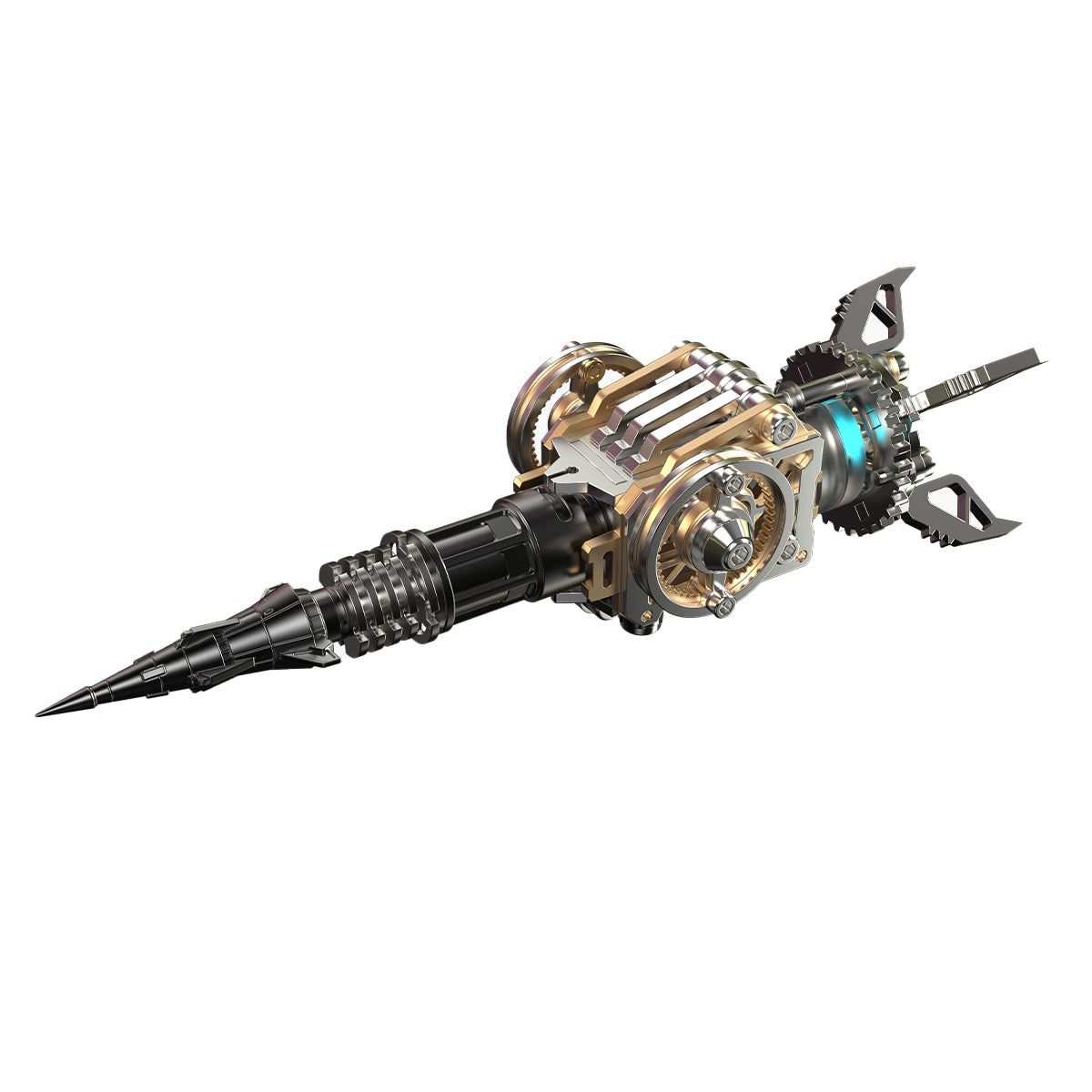 Weapons Accessories for Mechanical War Spider 3D Assembly Model Kit