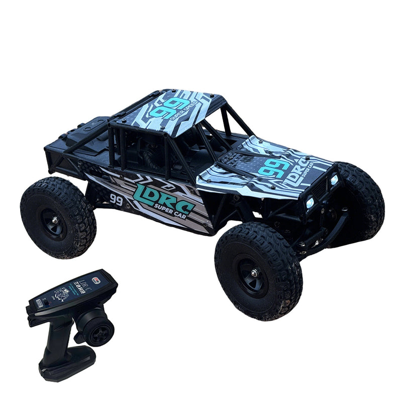 1/18 scale 2.4g 3ch 4wd tube chassis off-road rc car model with flip-up headlights