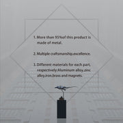 Manta Ray Mechanical Marine Biological 3D Metal Assembly Model with Lights -ENGINEDIY