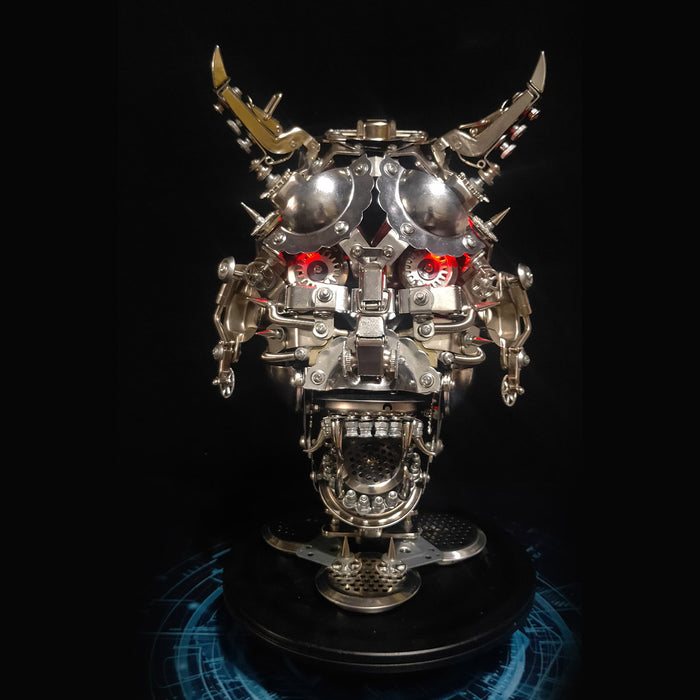 Hannya 3D DIY Mechanical Punk Japanese Ghast Mask Metal Assembly Model