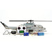WOLFBUSH&ROBAN AH-1W Cobra 470-Class RC Helicopter-2.4G 6CH Dual-Rotor RC Military Model 