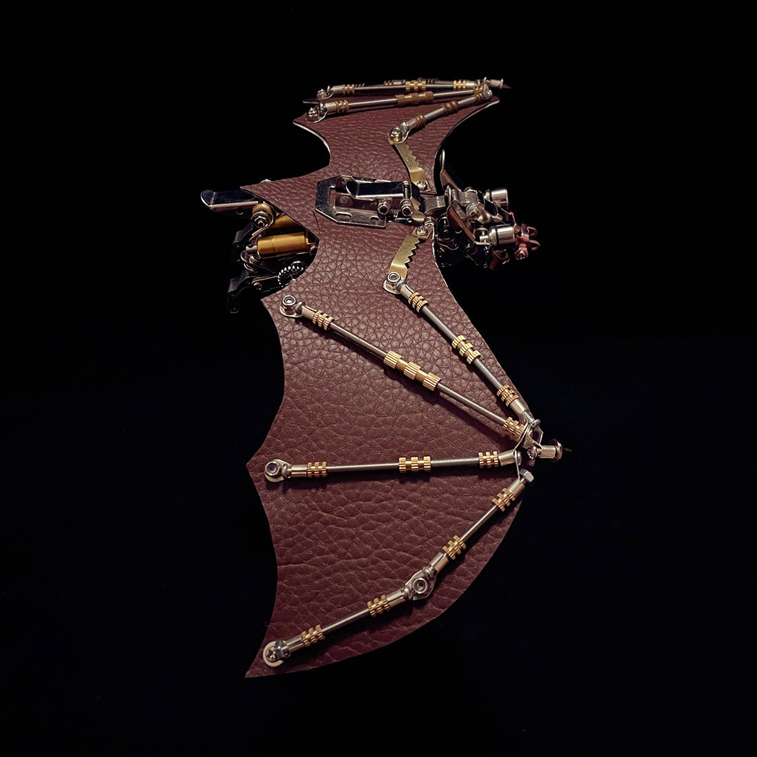 Modèle animalier 3D mécanique en métal style steampunk, décoration effrayante pour Halloween