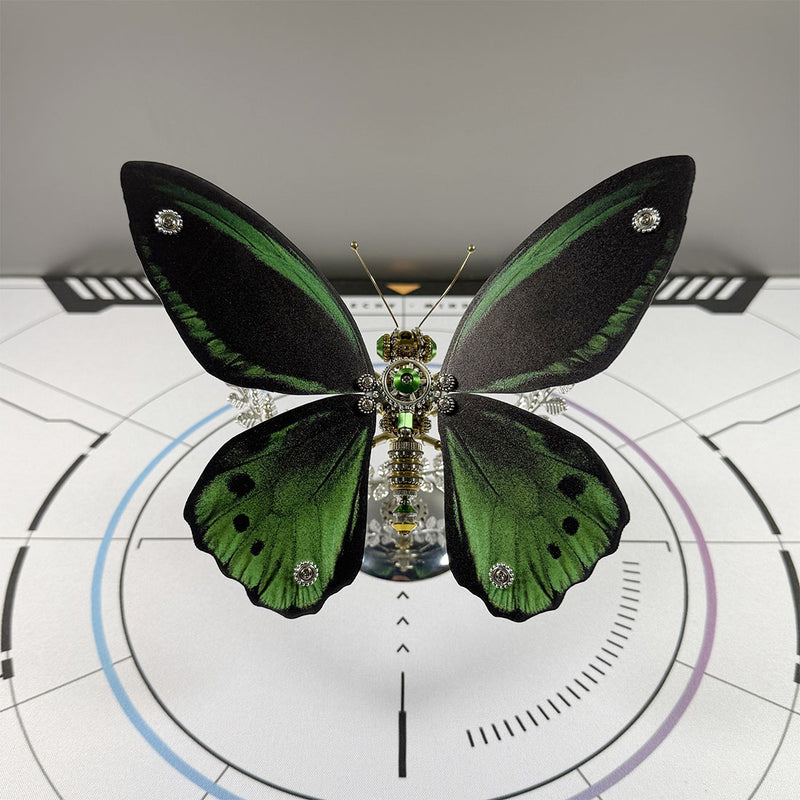 3D Metal Mechanical Steampunk Butterfly Model Kit - EngineDIY
