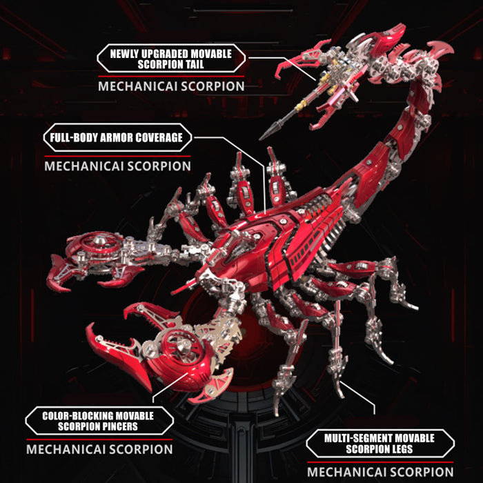 shadowstrike 3d metal-pc mechanical war scorpion model kit
