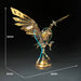 3d diy steampunk metal mechanical eagle model kit, creative trendy display - 650pcs