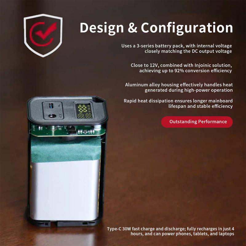 5000mAh High-Capacity Portable Power Supply for Telescopes and Equatorial Mounts