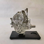 single cylinder stirling engine model with flying bird design