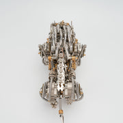 Raging Tusk 3D Metal Mechanical Boar Model Kit–DIY Steampunk Animal Assembly for Desktop Display