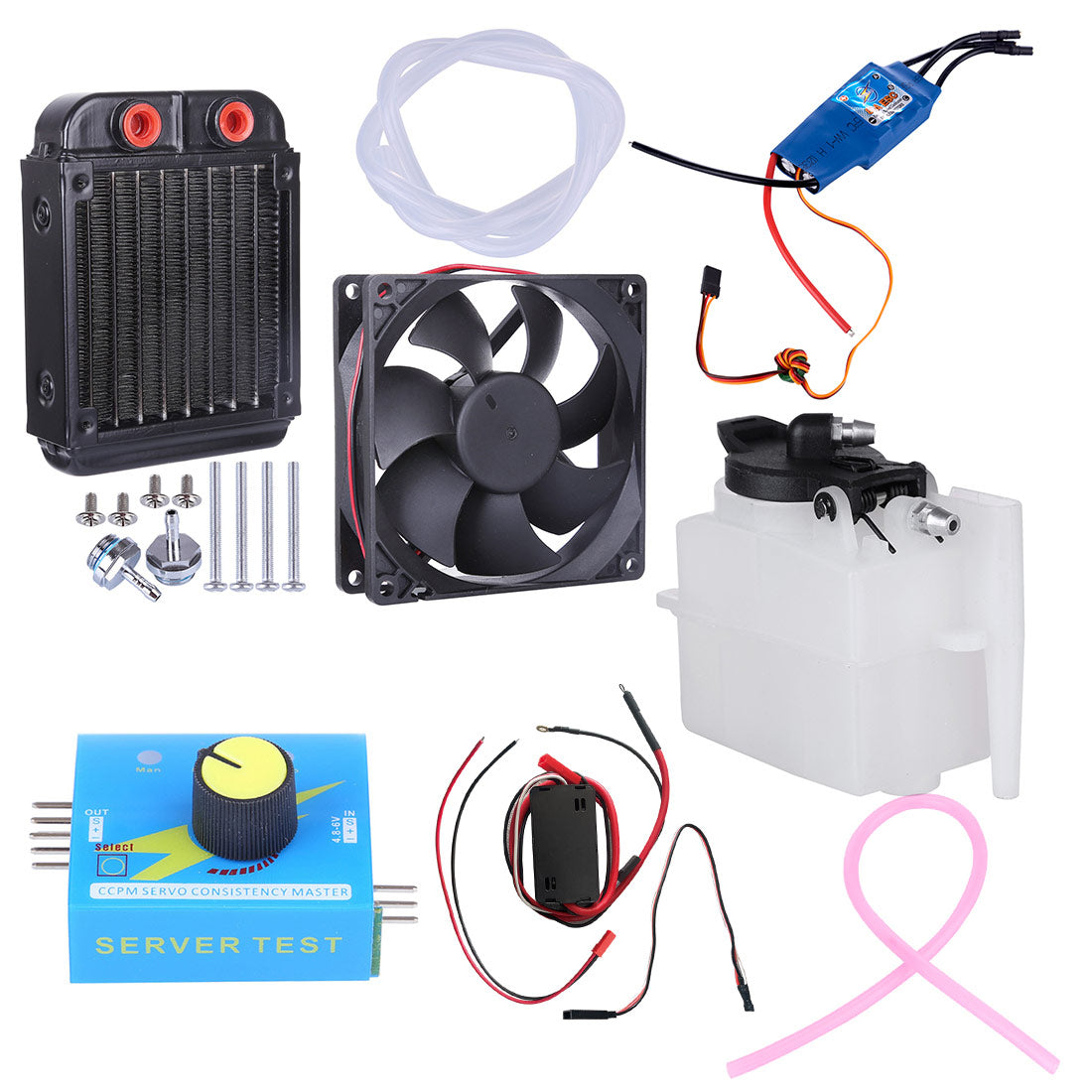 Kit de démarrage pour moteur ENJOMOR V8 GS-V8 et moteur à essence 4 cylindres en ligne DOHC 36 cc DOHC 4 temps