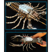 needle nose plier 3d metal mechanical lobster model kit