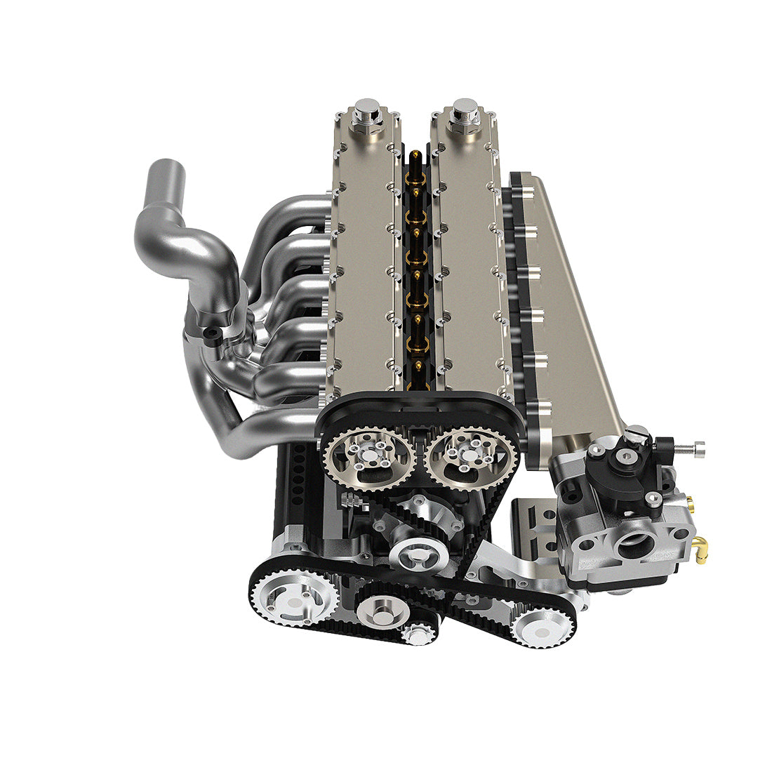 enjomor gs-L6 1/5 scale 28cc inline 6-cylinder dohc 4-stroke water-cooled gasoline ic engine model