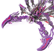 3d metal mechanical scorpion model kit with led & interchangeable claws