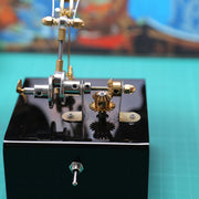 Mechanical 3D DIY Dynamic Butterfly Metal Model Building Kits with Music Box - EngineDIY