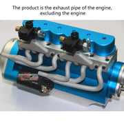 Split-Type Exhaust Pipe for HOWIN ENGINE L6-210 Engine Model - EngineDIY