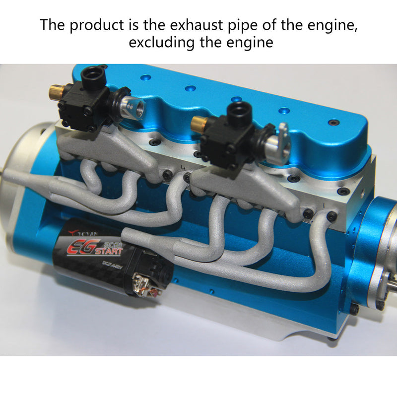 Split-Type Exhaust Pipe for HOWIN ENGINE L6-210 Engine Model - EngineDIY