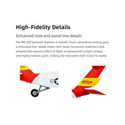 FLYWING MH-60T 2.4G 6CH 470-Class Quick-Release 4-Rotor Scale RC Military Helicopter Model with ACE Flight Controller, GPS Positioning & Left/Right-Hand Control - EngineDIY