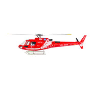 flywing as350 470 class 2.4g 6ch quik-release 3-rotor scale rc military helicopter model with ace flight controller, gps positioning & left/right-hand control (rtf version)