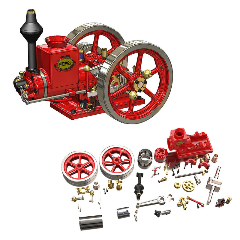 Hm01 Engine RETROL HM-01 Hit and Miss Engine with Starter Kit - One Key Start ...