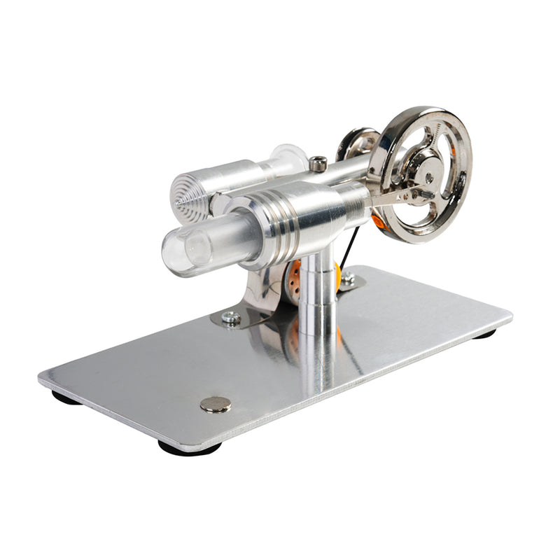 t-type single cylinder stirling engine model