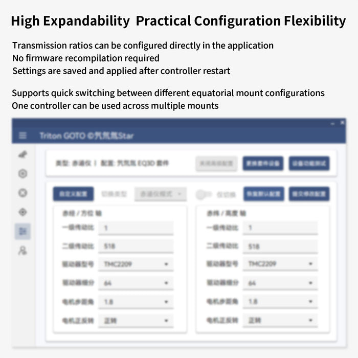 ONSTEP Auto GOTO Upgrade Kit PRO+, 12V DC 5.5×2.1 Input, Comaptible with EO3D/EXOS2 Equitorial Mount - EngineDIY