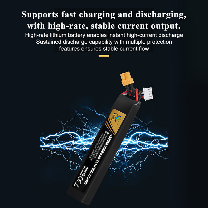 11.1V 3S 2000mAh LiPo Battery For TOYAN Engine Models