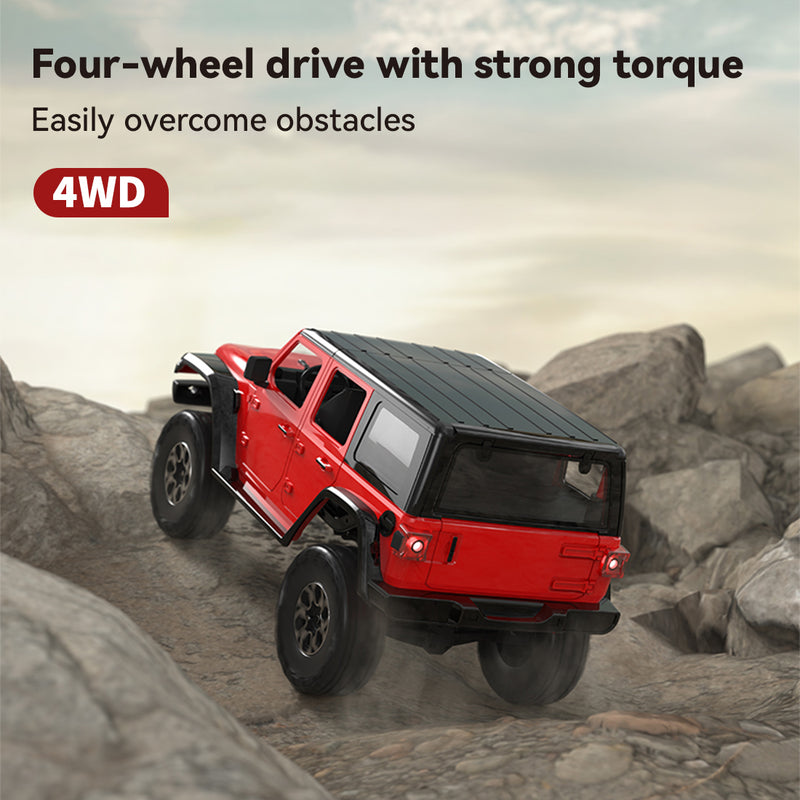 1/24 scale 2.4g full-time 4wd full-proportional rc off-road car rtr version miniature model gifts