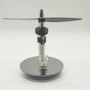 two-blade propeller swashplate low-temperature stirling engine model