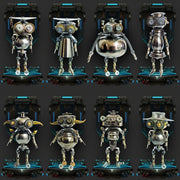 Interstellar Cultural Exchange 3D DIY Metal Assembly Model Mystery Box Combo Set 1200+PCS