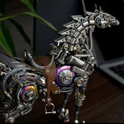 mechanical bionic horse 3d metal model kits diy 1500+pcs