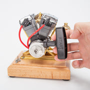 RETROL R33 Evolution 4.2CC Mini V2 Engine OHV V-Twin Motorcycle Engine Double-cylinder Four-stroke Gasoline Engine Internal Combustion Engine Model - EngineDIY