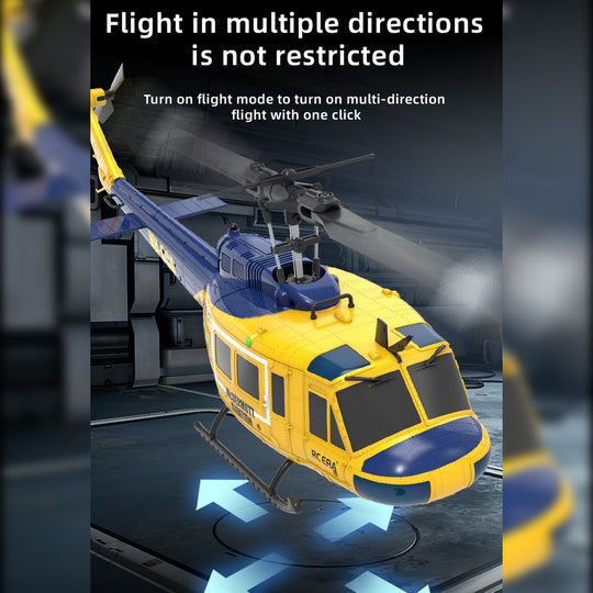 c032 1/48 scale uh-1 huey 2.4g 6ch flybarless rc hlicopter model