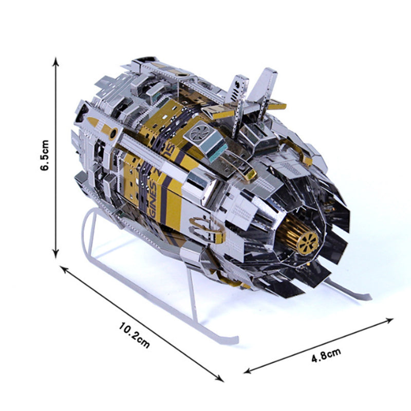 3d Model Engine Kit 3D Metal Engine Assembly Model Kit for Science Education Lovers - EngineDIY