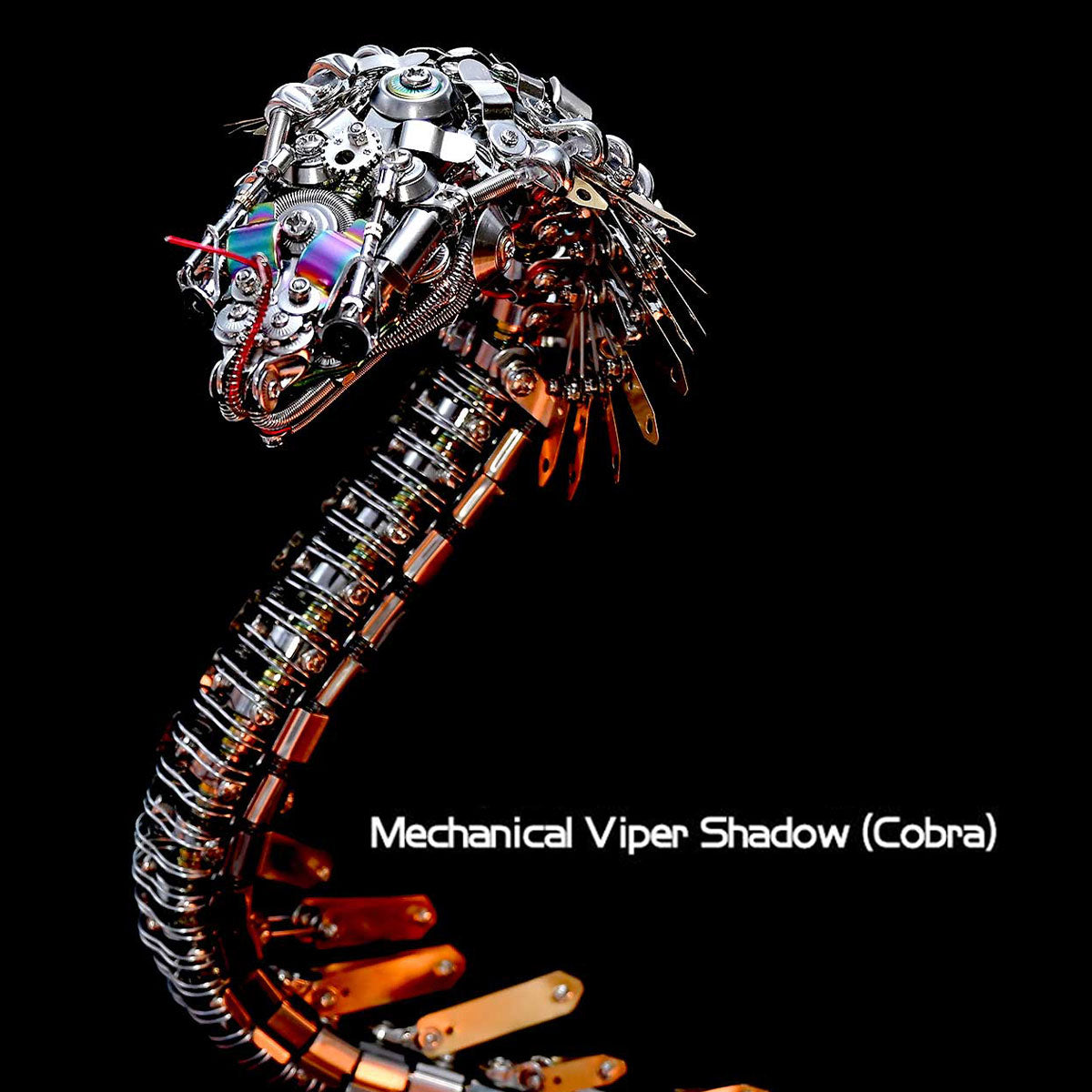 3d metal mechanical viper cobra assembly model kit