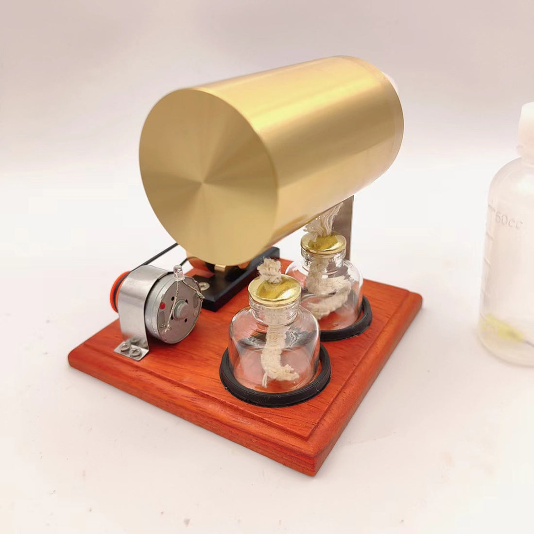 Buildable Steam Engine Generator Mini Swing Type Steam Engine Generator Steam Power Machine Educational ...