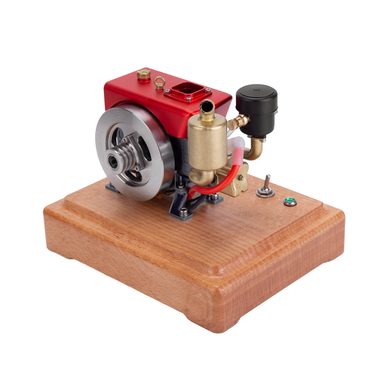 RETROL 1/8 2.6cc Mini Single-Cylinder Four-Stroke Gasoline Engine Model Upgraded Internal Combustion Engine Model - EngineDIY