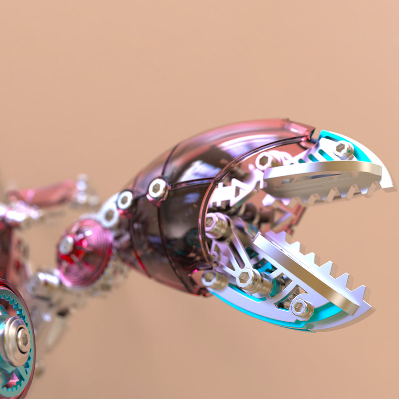 3d metal mechanical crab assembly model kit 