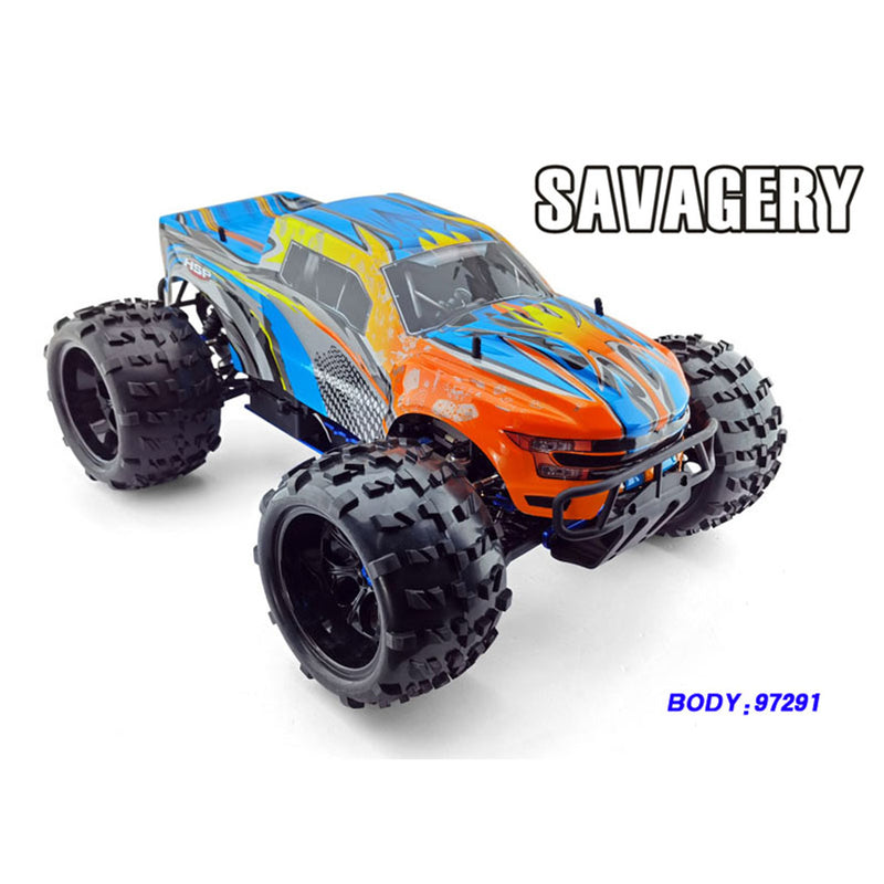 Hsp Racing HSP 94972 1/8 Scale 2.4G 4WD RC Off-Road Car Model with FC.26CXP Nitro ...