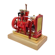 H74 5CC 2-cylinder 4 Stroke Water Cooled Gasoline Engine ICE Model Internal Combustion Engine - EngineDIY