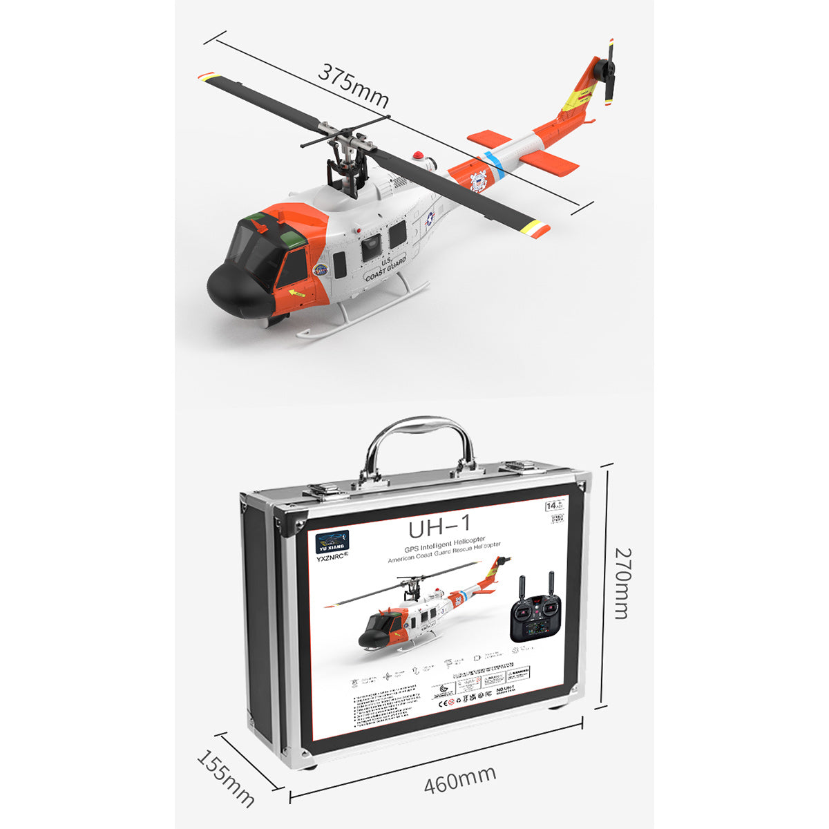 wolfbush f07s uh-1 huey – 6ch brushless gps rc helicopter