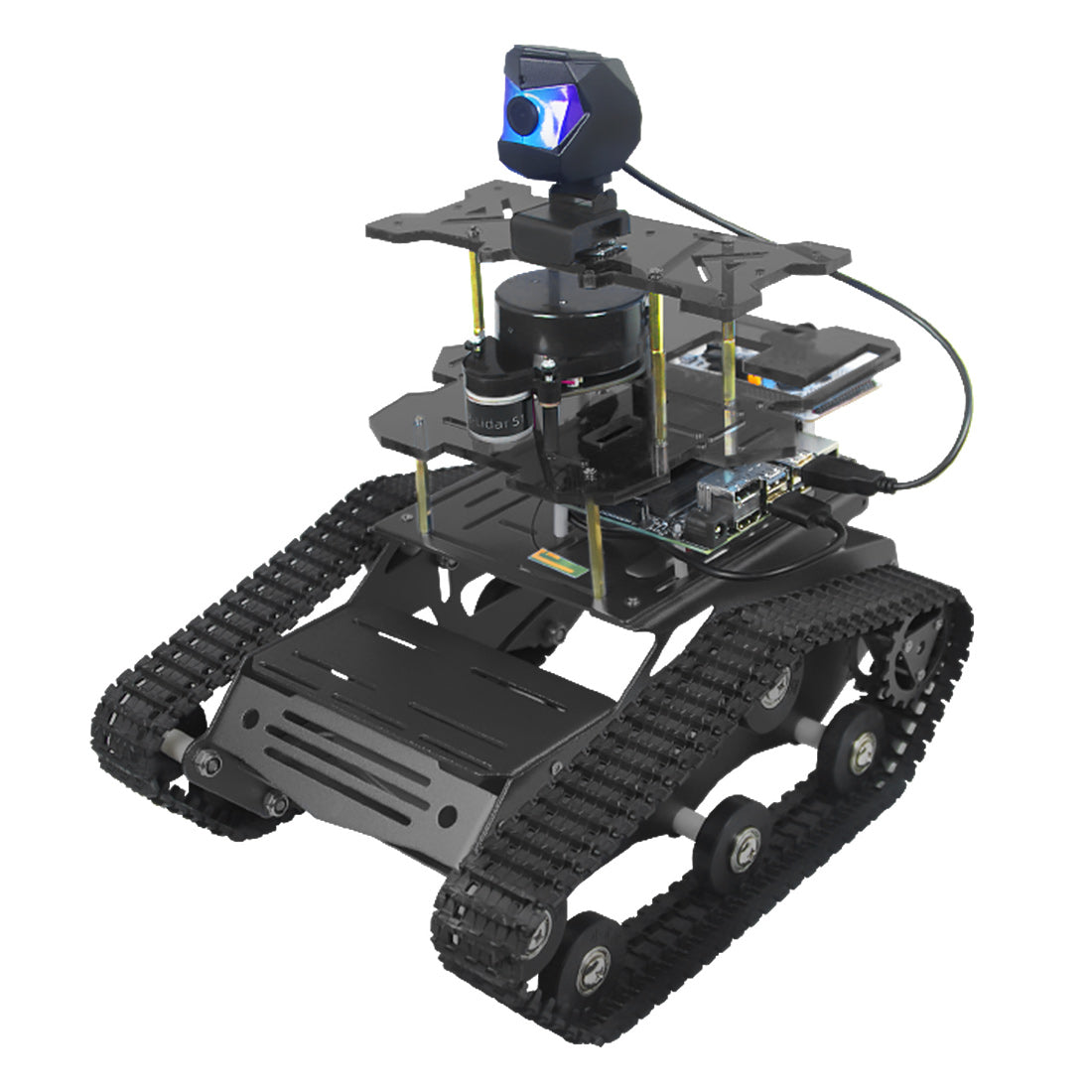 ROS Intelligent Tracked Robot Car Kit with LiDAR SLAM, Autonomous Navi ...