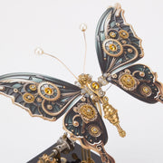 Mechanical 3D DIY Dynamic Butterfly Metal Model Building Kits with Music Box - EngineDIY