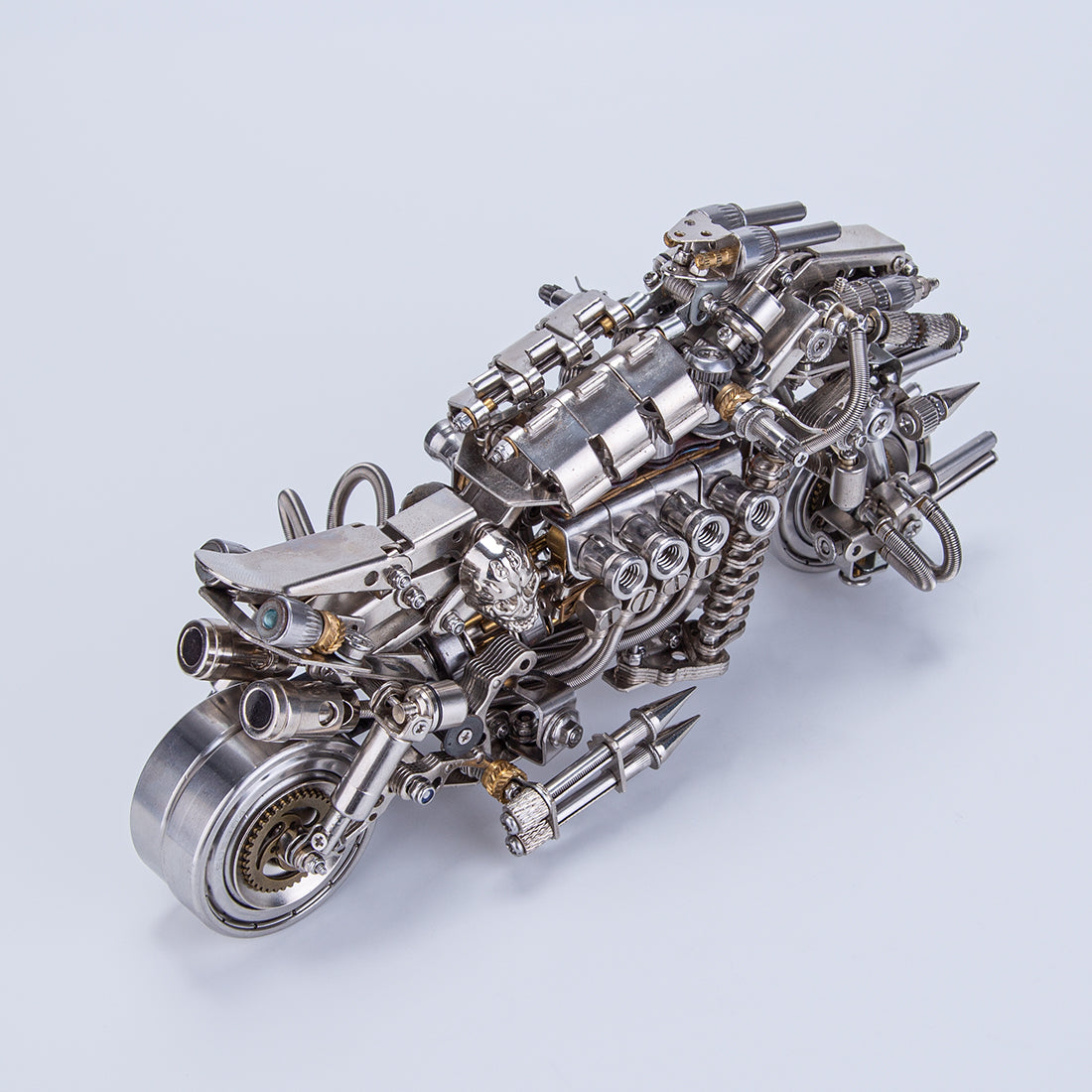 desperate pursuit motorcycle 3d diy metal assembly model creative ornament