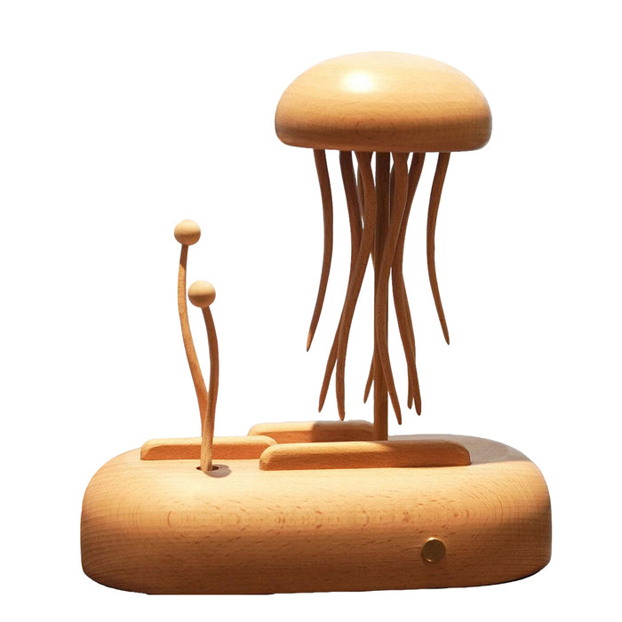 Wooden Jellyfish Bionic Ocean Creature Model