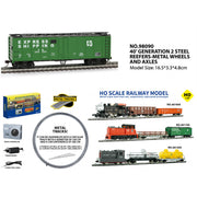 1/87 HO Scale British 0-4-0 Alloy Powered Steam Railway Model - EngineDIY