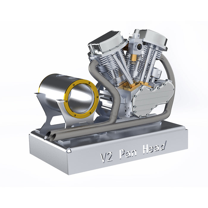 CISON FG-VT9 9cc V2 Engine V-Twin Dual Cylinder 4-Stroke Air-Cooled Gasoline Engine Motorcycle RC Engine Model