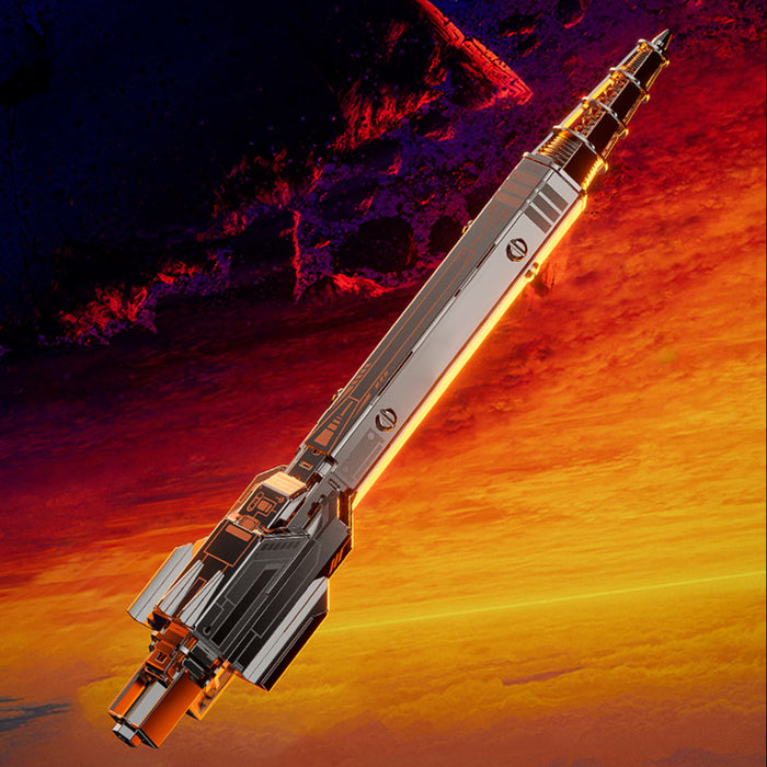 Mechanical Assembly Space Starship Pen with Magnetic Floating Base - Desk Decoration &amp; Gift Set for Students