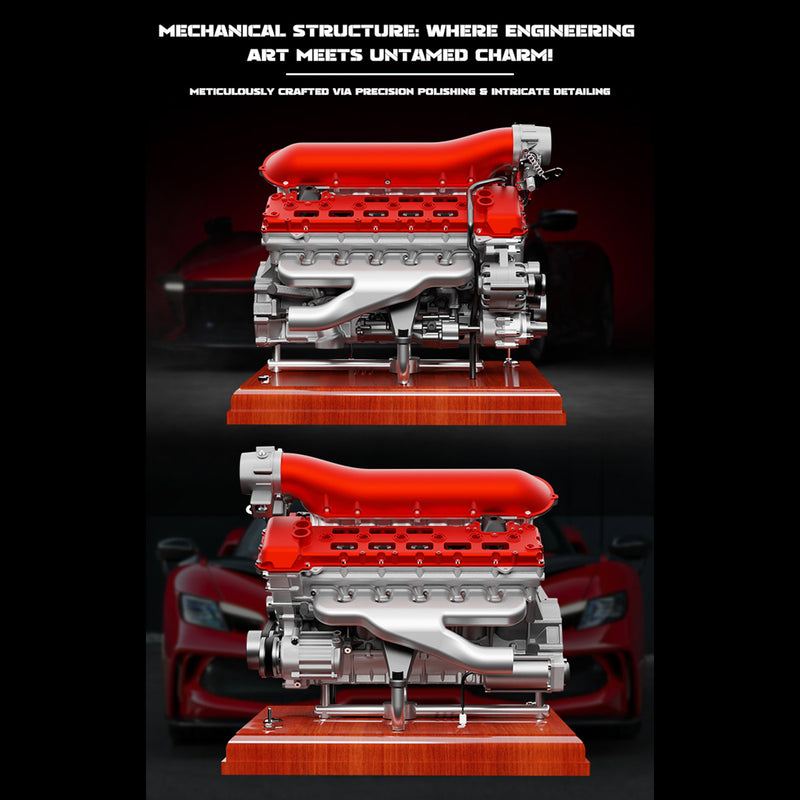 V12 Engine Casing V12 Engine Model Kit that Works - Build Your Own V12 Engine - TECHING ...