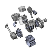 ENJOMOR GS-DK01 8CC OHV Inline Single-Cylinder Four-Stroke Air-Cooled Gasoline Engine Model (RTR Version) - EngineDIY