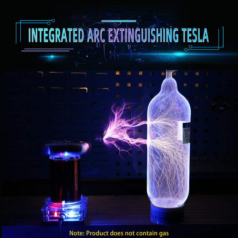 STARK SSTC Music Tesla Coil Integrated Arc Extinguishine Tesla Teaching Model High-tech Toy - EngineDIY