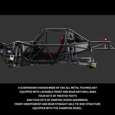 Capo U4 CD1582X Queen 1/8 Scale RC Off-Road Crawler Vehicle Model Kit ...